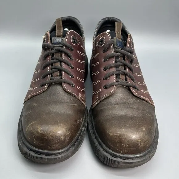 Dr. Martens Brown Leather 9243 Lace Up Shoes Oxfords Mens 11 England Vintage 90s