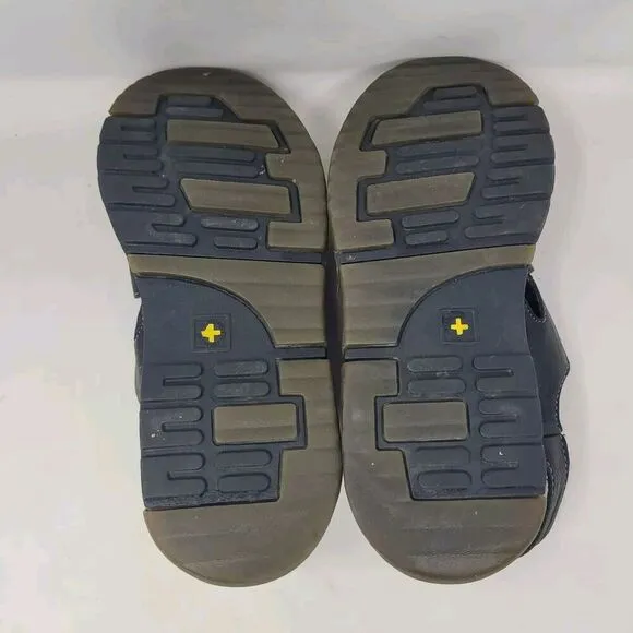 Dr. Martens Mens 11 Nick Black Leather Fisherman Sandals Buckles Straps 11687