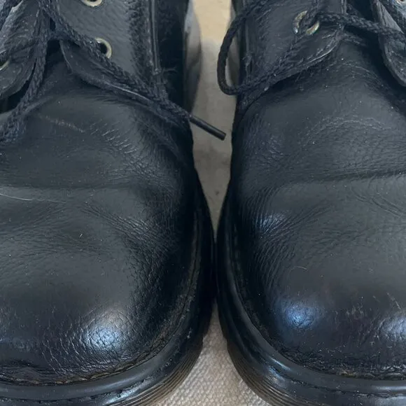 Dr. Martens Men's Black Leather Ordell 3 Eye Peddled Chunky Oxford Shoes Sz 8