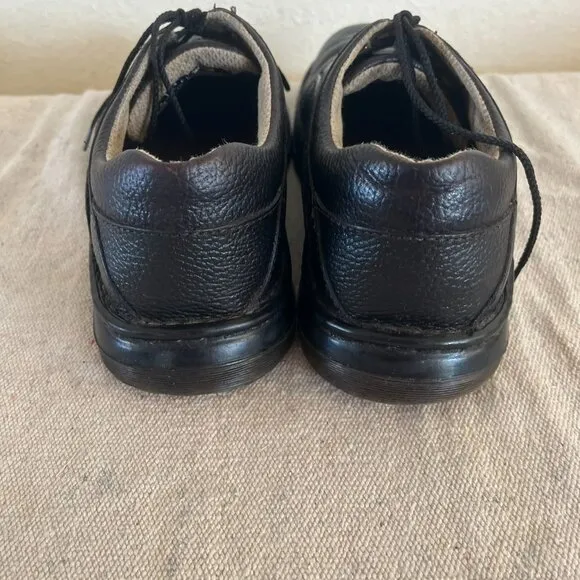 Dr. Martens Men's Black Leather Ordell 3 Eye Peddled Chunky Oxford Shoes Sz 8
