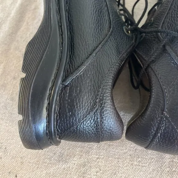 Dr. Martens Men's Black Leather Ordell 3 Eye Peddled Chunky Oxford Shoes Sz 8