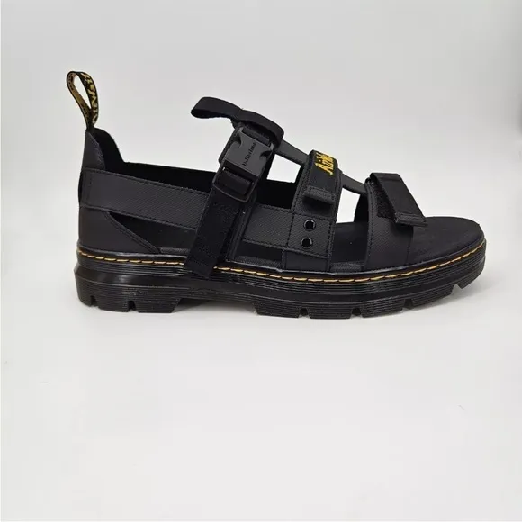 Dr. Martens PEARSON SANDALS Mens/Womens US Size 7 (women) EU 38 Black NEW