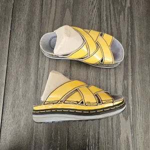 Dr. Martens Vintage Yellow Slide Sandals