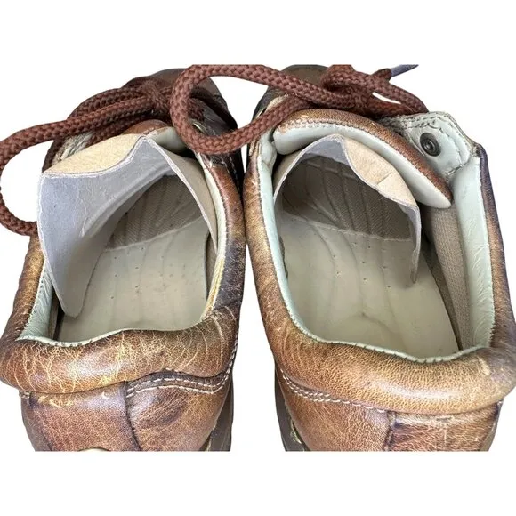 Dr.Martens Chunky Oxford Shoes Mens 11 Brown Leather 5-eye Lace Up Grunge School