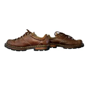 Dr.Martens Chunky Oxford Shoes Mens 11 Brown Leather 5-eye Lace Up Grunge School