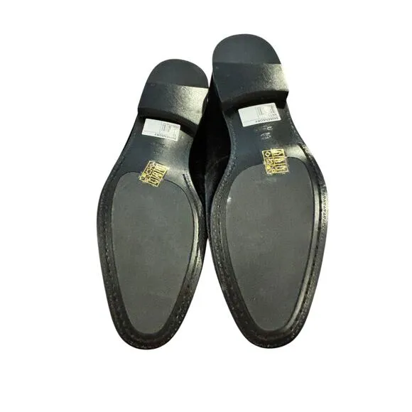 Dune London NWOT Men's Suede Loafers Size 11 Black Comfort Slip On Dress Shoes