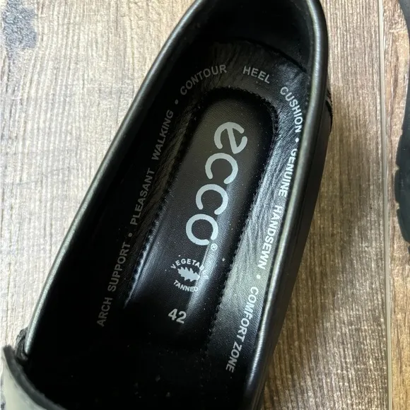 ECCO Driving Loafers Moccasin Slip-On Shoes Men's Size 42