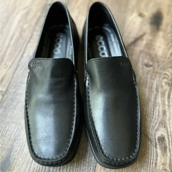 ECCO Driving Loafers Moccasin Slip-On Shoes Men's Size 42