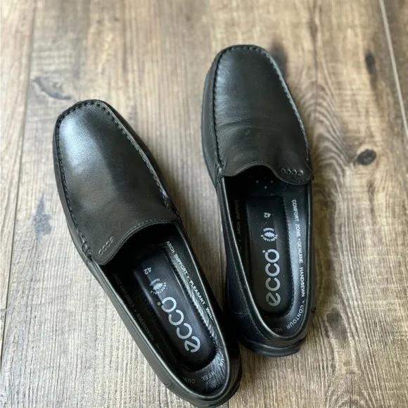 ECCO Driving Loafers Moccasin Slip-On Shoes Men's Size 42
