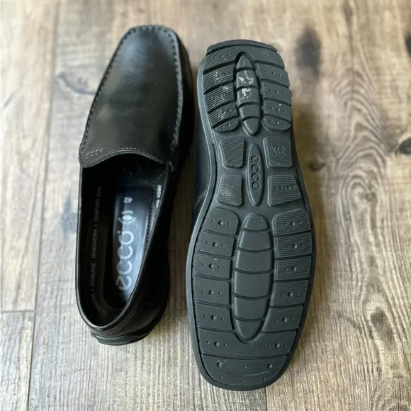 ECCO Driving Loafers Moccasin Slip-On Shoes Men's Size 42