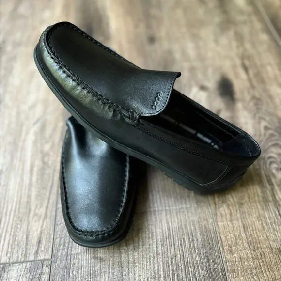 ECCO Driving Loafers Moccasin Slip-On Shoes Men's Size 42
