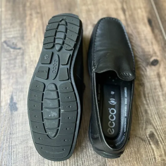 ECCO Driving Loafers Moccasin Slip-On Shoes Men's Size 42