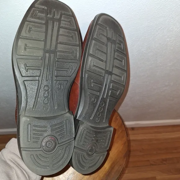 ECCO Helinski Leather Loafers Slip-On Men's Shoes Size 43 9.5