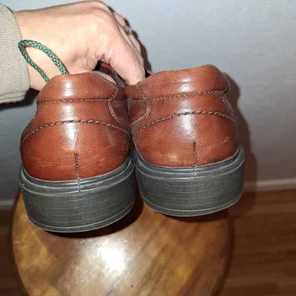 ECCO Helinski Leather Loafers Slip-On Men's Shoes Size 43 9.5