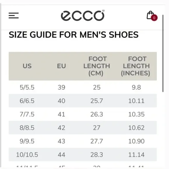 Ecco Mens size 40 &amp;41 casual Oxford  lace-up shoes used good condition