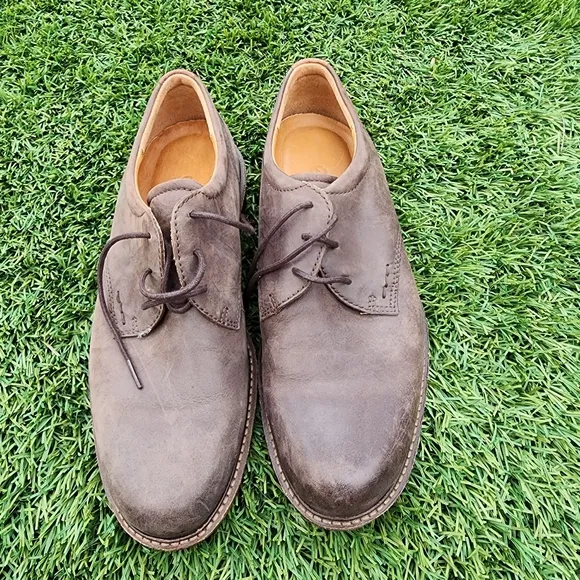 Ecco Mens size 40 &amp;41 casual Oxford  lace-up shoes used good condition