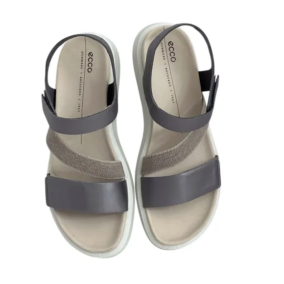 ECCO Women's Flowt 2 Sandals Gray EU 39 Sandals New