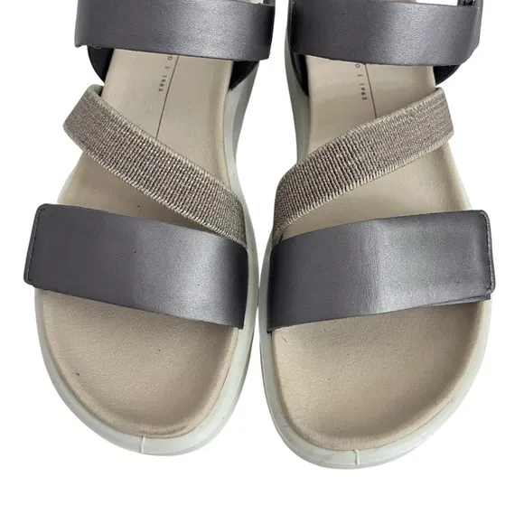 ECCO Women's Flowt 2 Sandals Gray EU 39 Sandals New