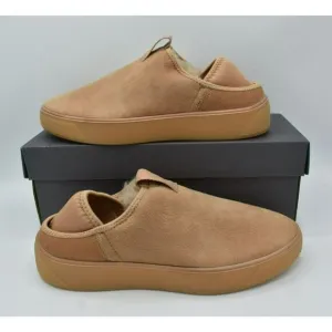 ECCO Womens EUR 38 US 7-7.5 Street Tray Toffee Slip On Lined Nubuck Casual Shoes