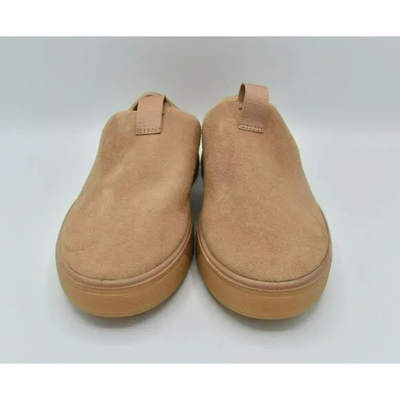 ECCO Womens EUR 38 US 7-7.5 Street Tray Toffee Slip On Lined Nubuck Casual Shoes