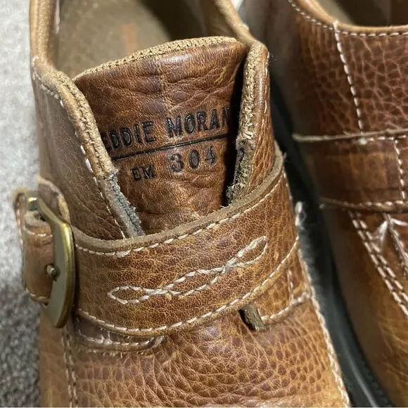 Eddie Moran Y2K 90’s Vintage Buckle Leather shoes