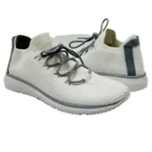 Eileen Fisher Fly Knit Renew Low Top Women Sz 9 Athletic Shoes Sneakers White