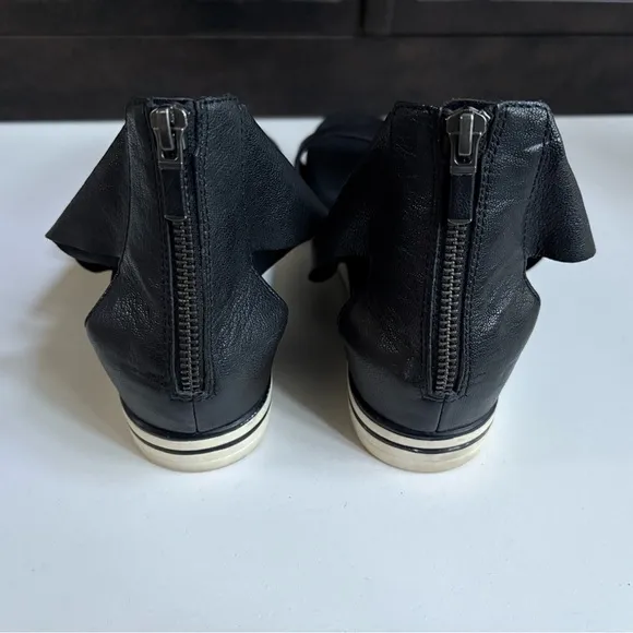 Eileen Fisher Sport Tumbled Leather Sneaker Sandal 10