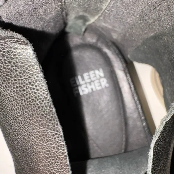 Eileen Fisher Sport Tumbled Leather Sneaker Sandal 10