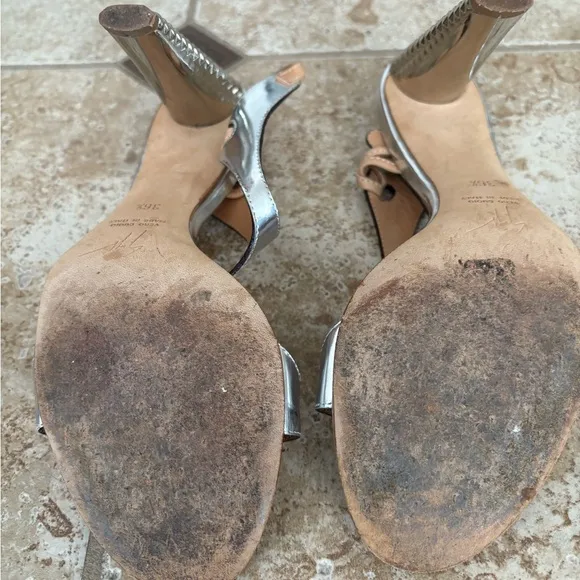 Elegant Silver Women's Sandals