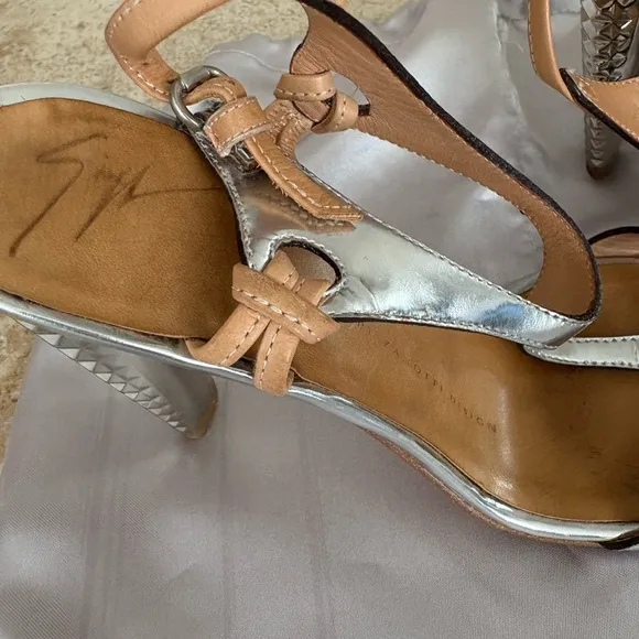 Elegant Silver Women's Sandals