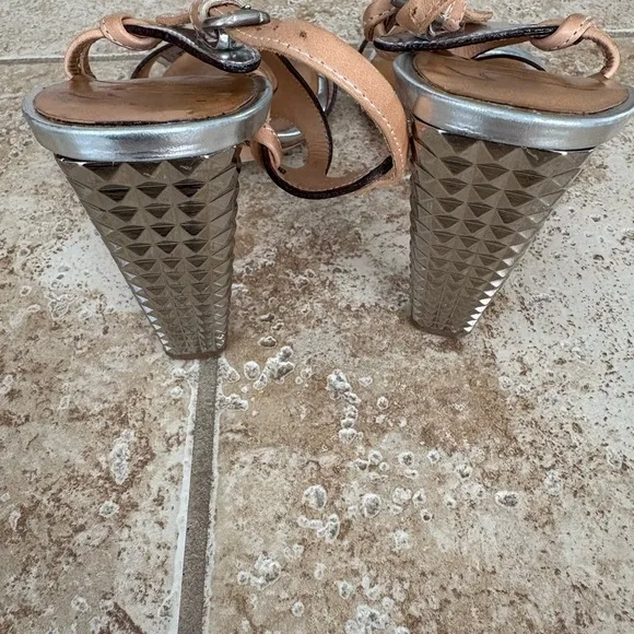 Elegant Silver Women's Sandals