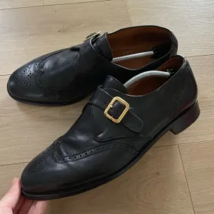 E.T. Wright Mens Brown Buckle Dress Shoes masters loafers size 14