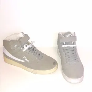 FILA High Top Gray Athletic Shoes Sneakers Size 9