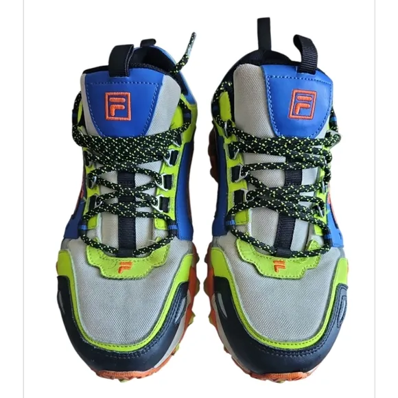 Fila Oakmont Trail Runner Leather Athletic Hiking Shoes Chunky Sneaker Sz 7.5