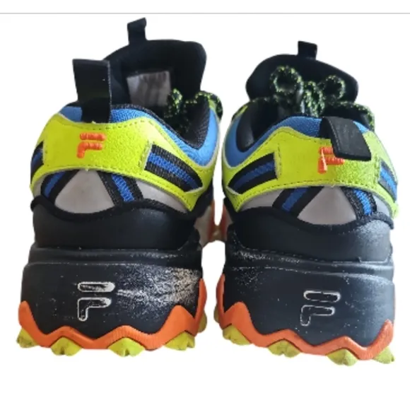 Fila Oakmont Trail Runner Leather Athletic Hiking Shoes Chunky Sneaker Sz 7.5