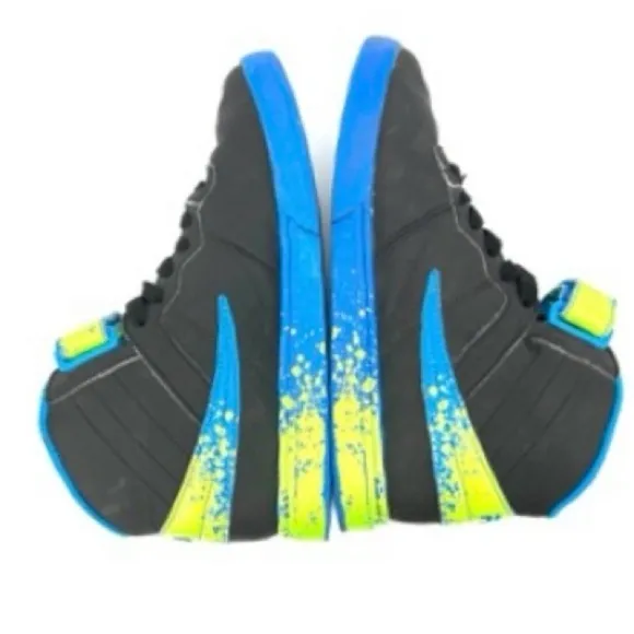 FILA Unisex Size 5.5 Youth Vulc 13 Matte Splatter High Top Basketball Shoes