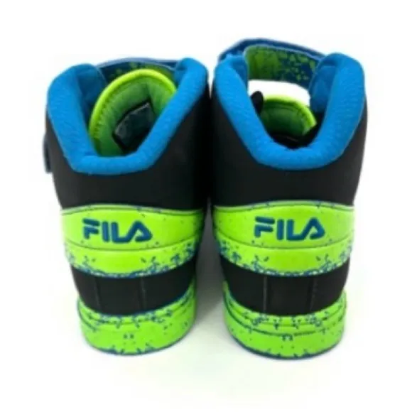 FILA Unisex Size 5.5 Youth Vulc 13 Matte Splatter High Top Basketball Shoes