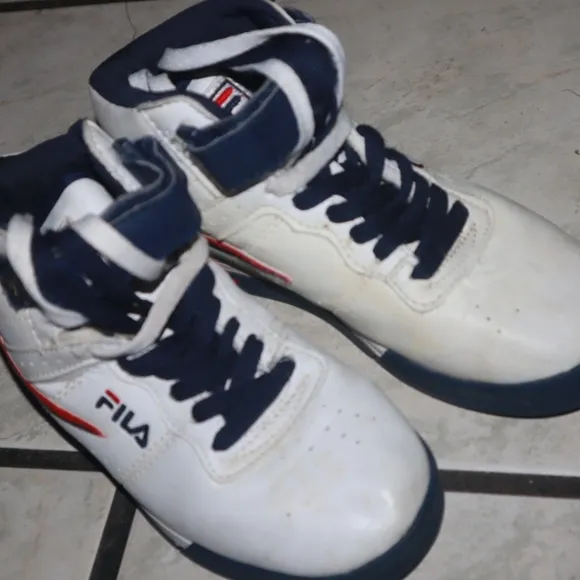 FILA White and Blue Sports Sneakers