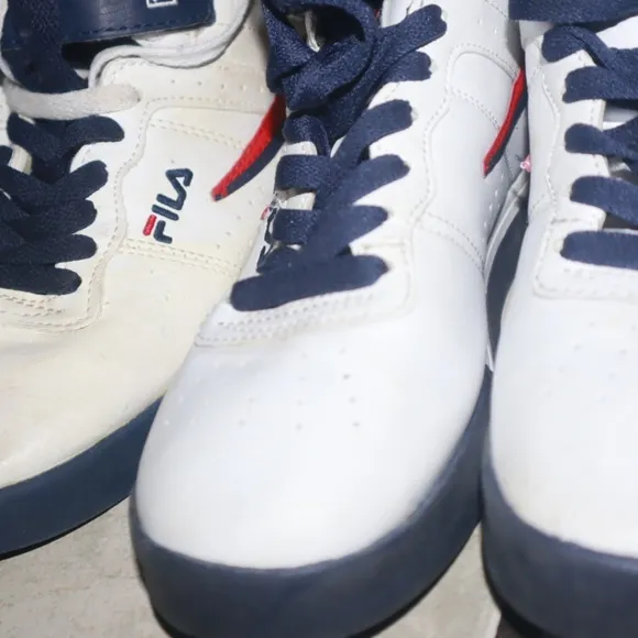 FILA White and Blue Sports Sneakers