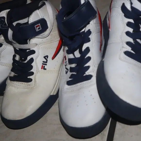 FILA White and Blue Sports Sneakers