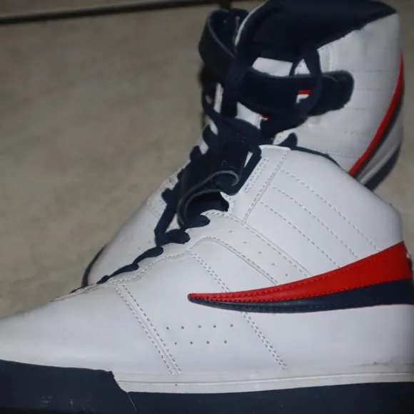 FILA White and Blue Sports Sneakers