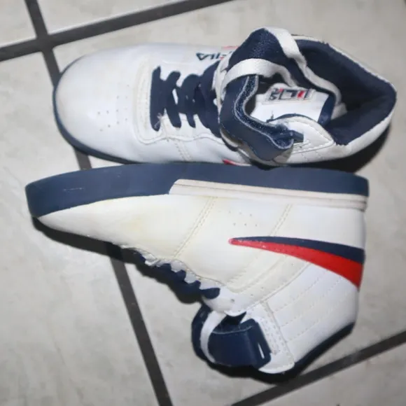 FILA White and Blue Sports Sneakers