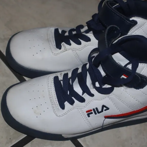 FILA White and Blue Sports Sneakers