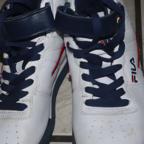 FILA White and Blue Sports Sneakers