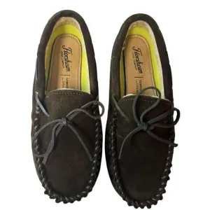 Florsheim Cozy Tie Moc Slipper Men's Chocolate Size 8 New