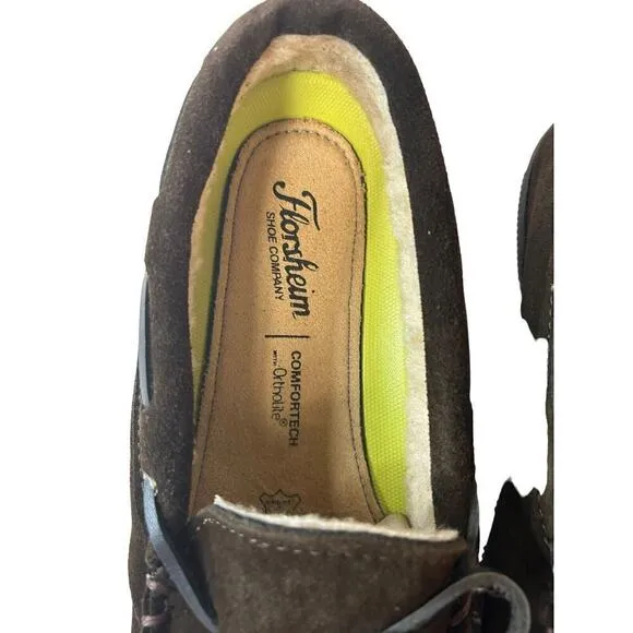 Florsheim Cozy Tie Moc Slipper Men's Chocolate Size 8 New