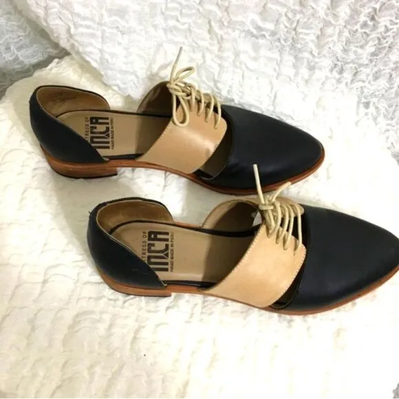 Fortress of Inca Carmen Oxford Shoes Size 37