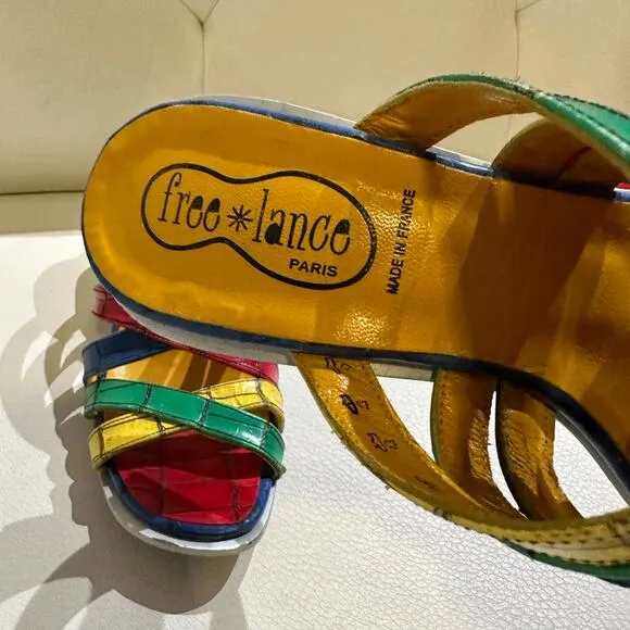 Free Lance Paris Rare Vintage Mule Heels - Size 5.5