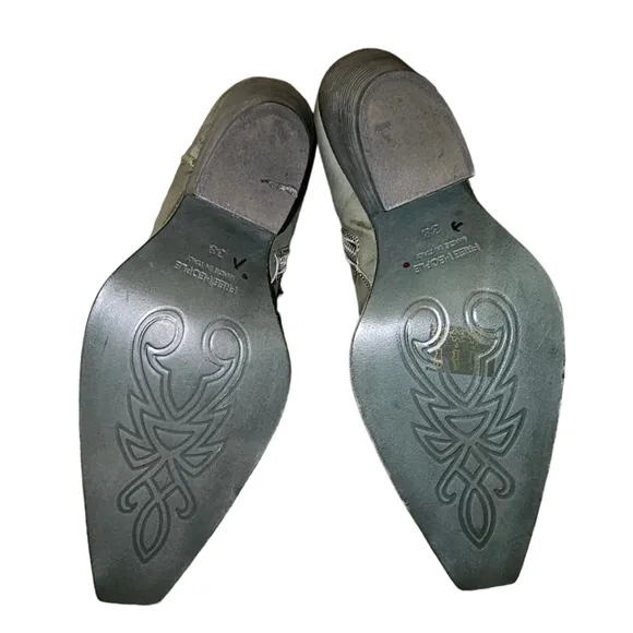 Free People Brayden Western Boots Leather Size 37