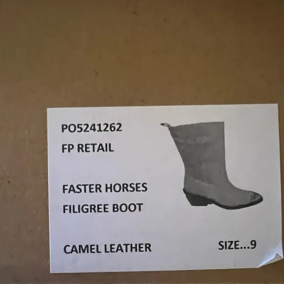 Free People Faster Horses Filigree Boots, Various Sizes  NWB